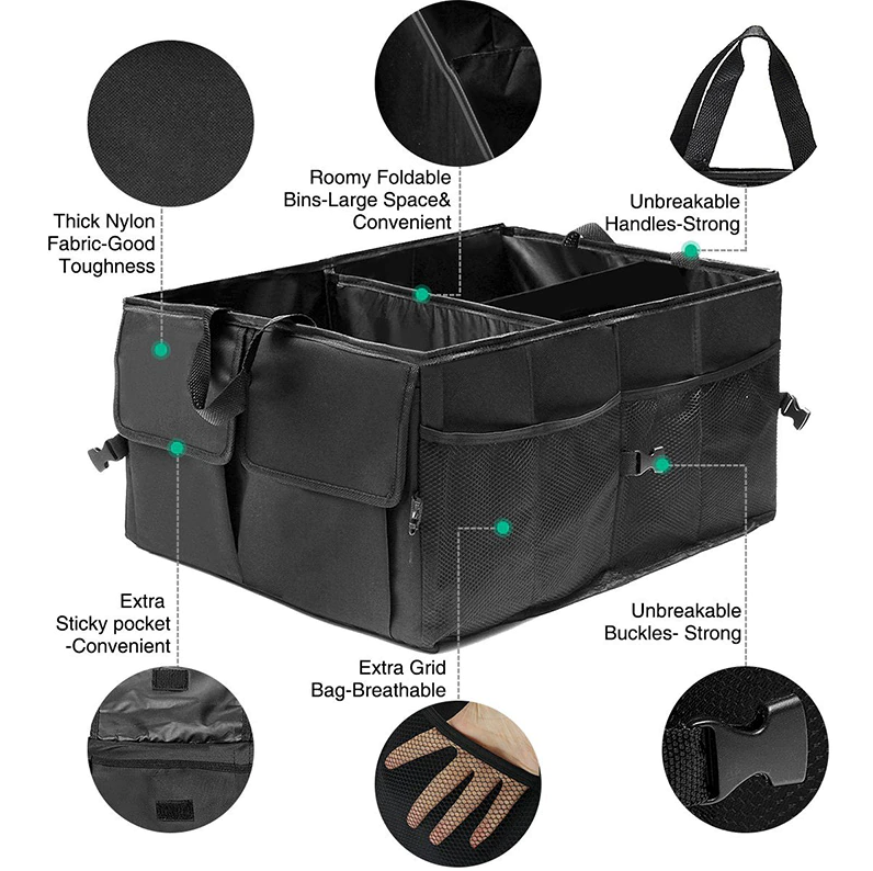 40L Fold-Flat Trunk Organizer